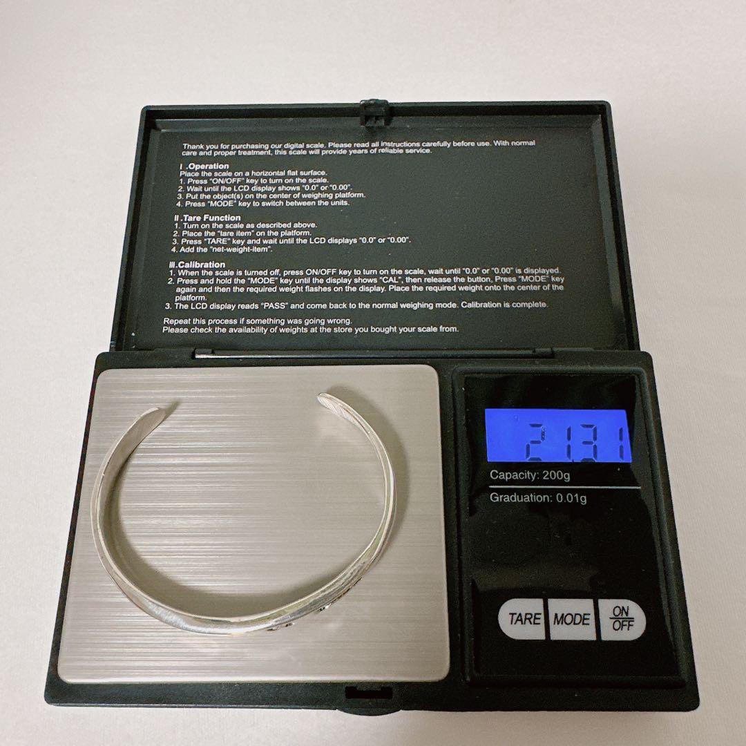 VASS LUDACER ヴァスルダカー 925 バングル 幅約4～9mm