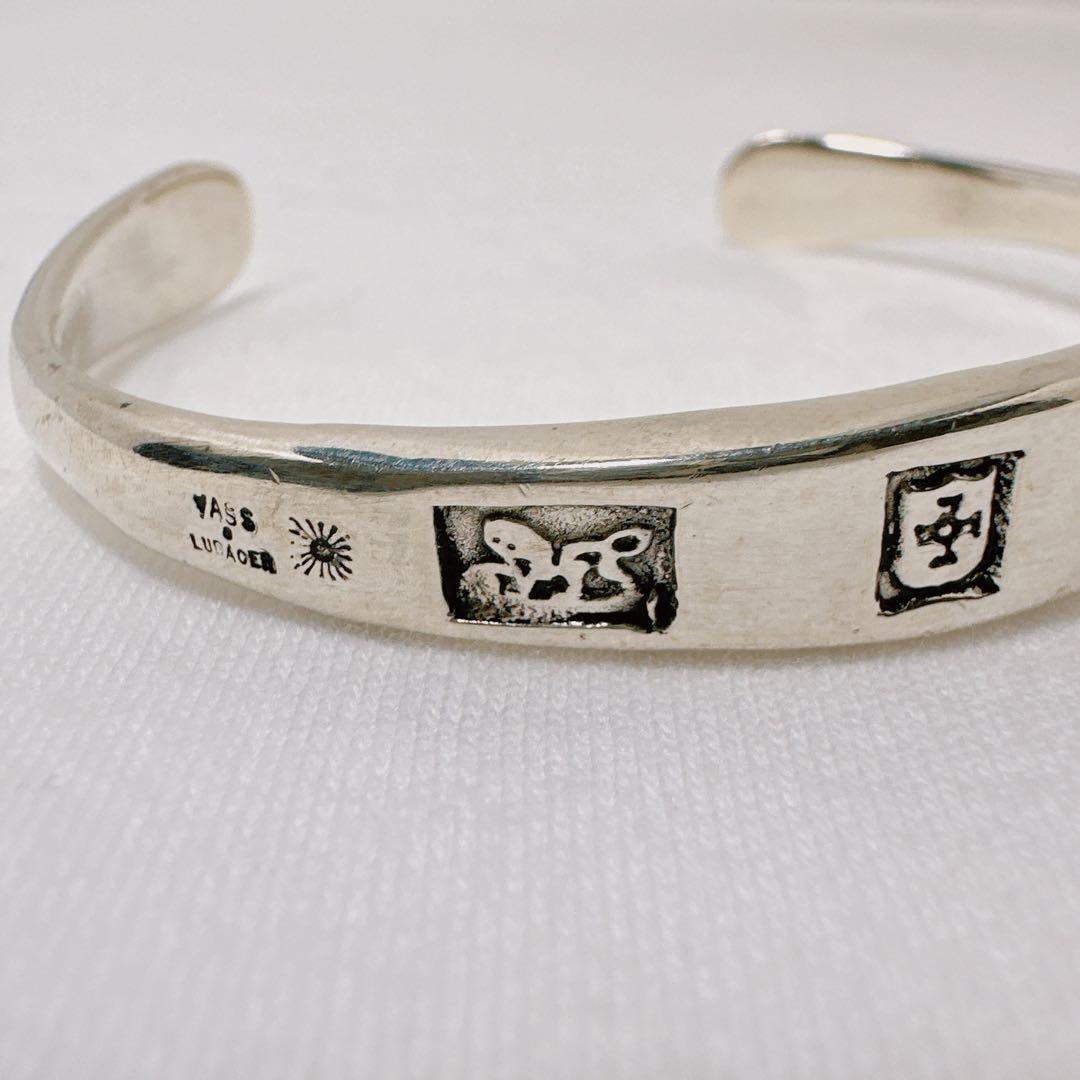 VASS LUDACER ヴァスルダカー 925 バングル 幅約4～9mm