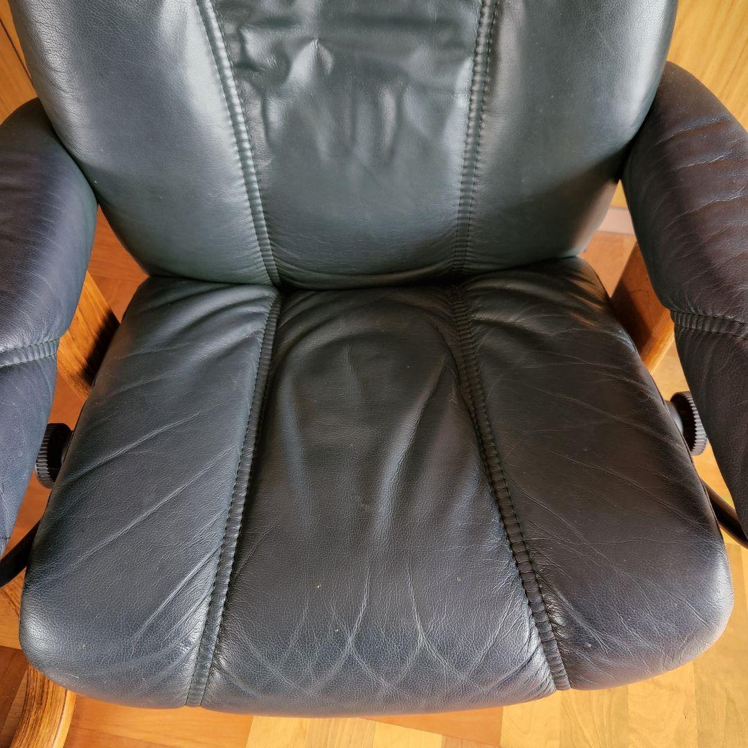 注:セット販売　EKORNES エコーネス ストレスレスチェア オットマン付