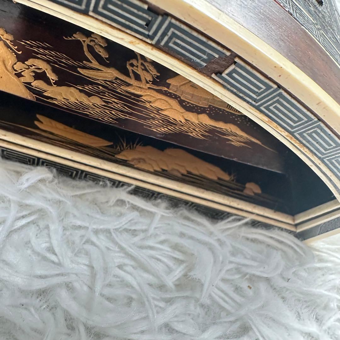 琴　13弦 弦楽器 文化琴 和楽器　龍　金彩　猫足　すだれ掘り