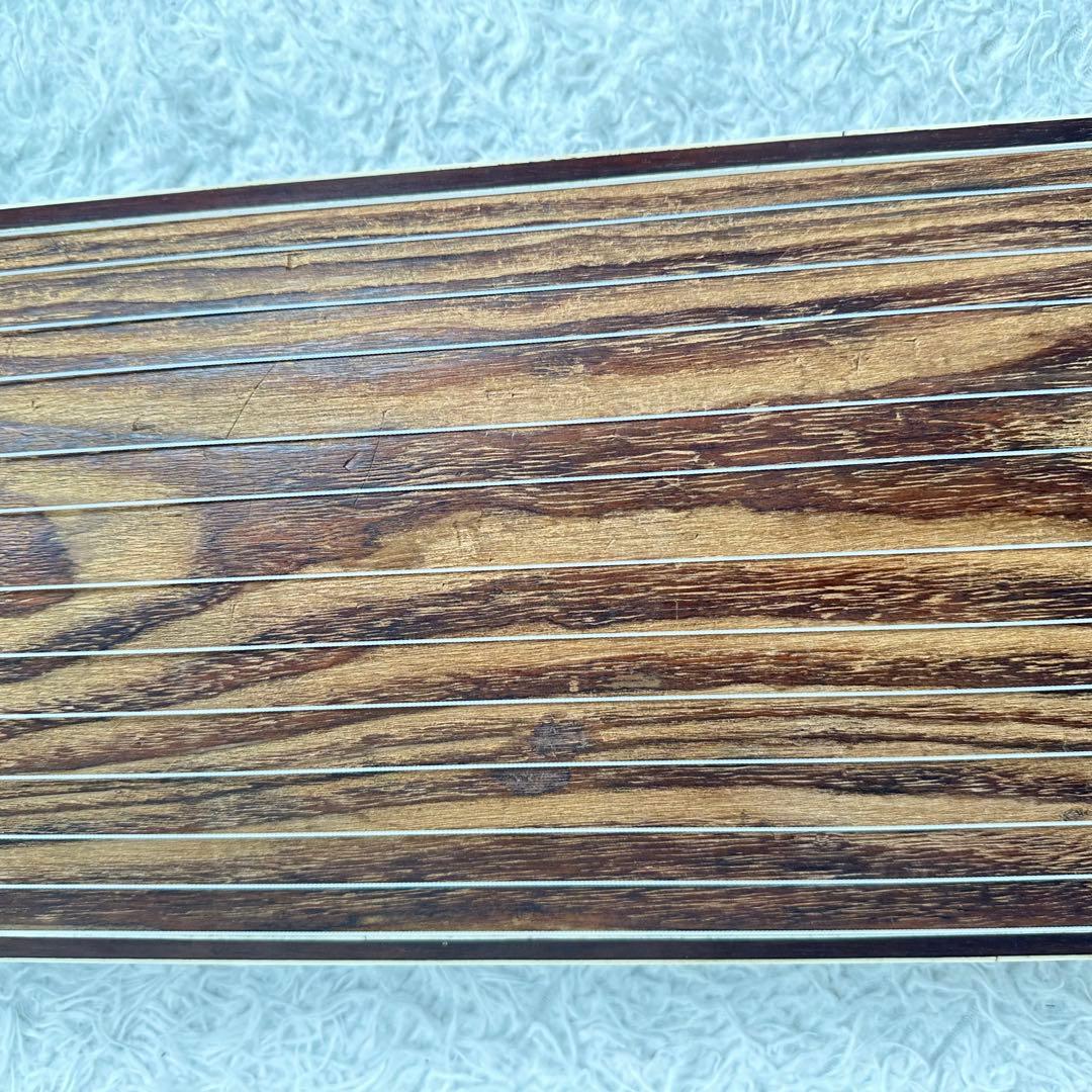 琴　13弦 弦楽器 文化琴 和楽器　龍　金彩　猫足　すだれ掘り