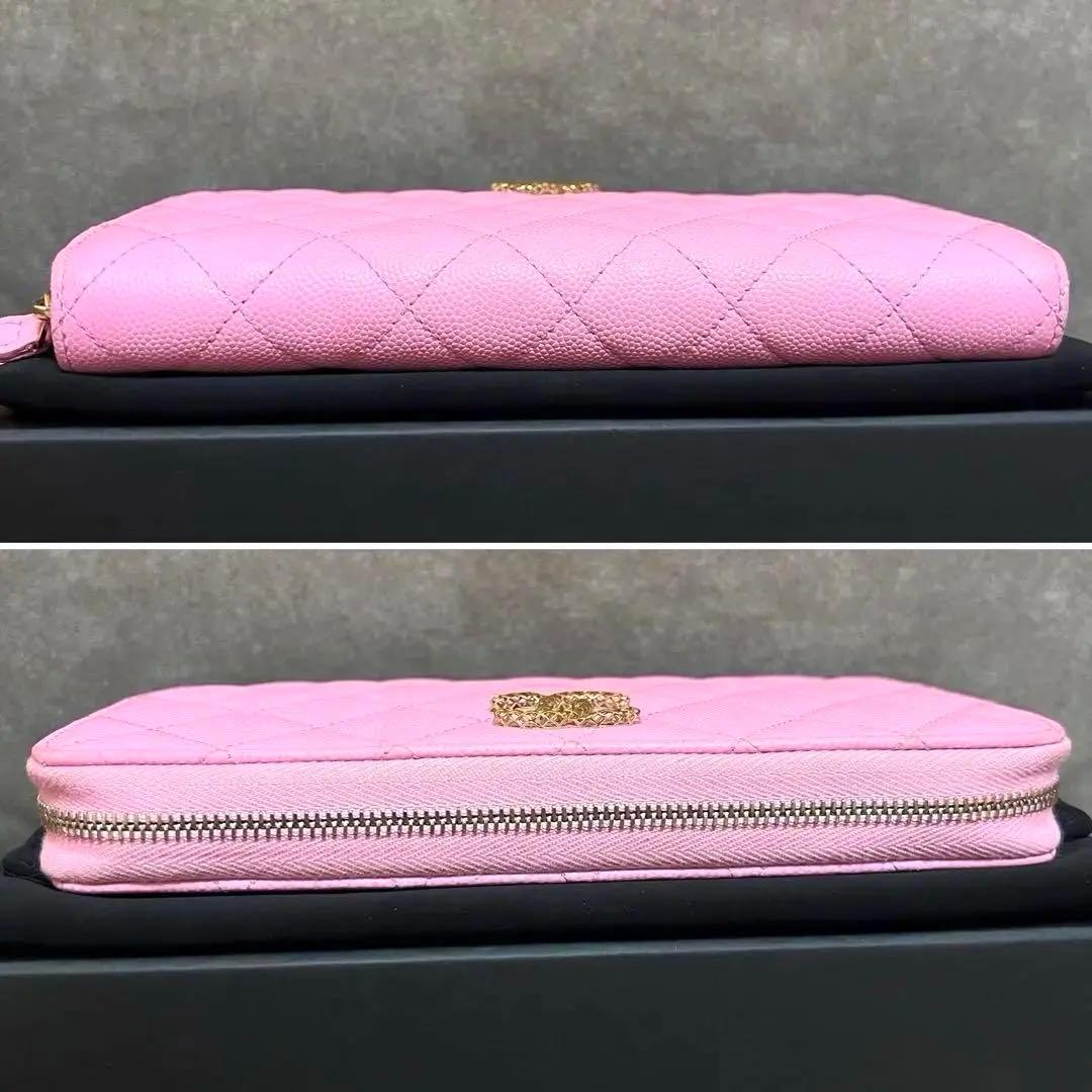 ✨カーミーさま専用✨CHANELグレインド シャイニー カーフスキン ピンク