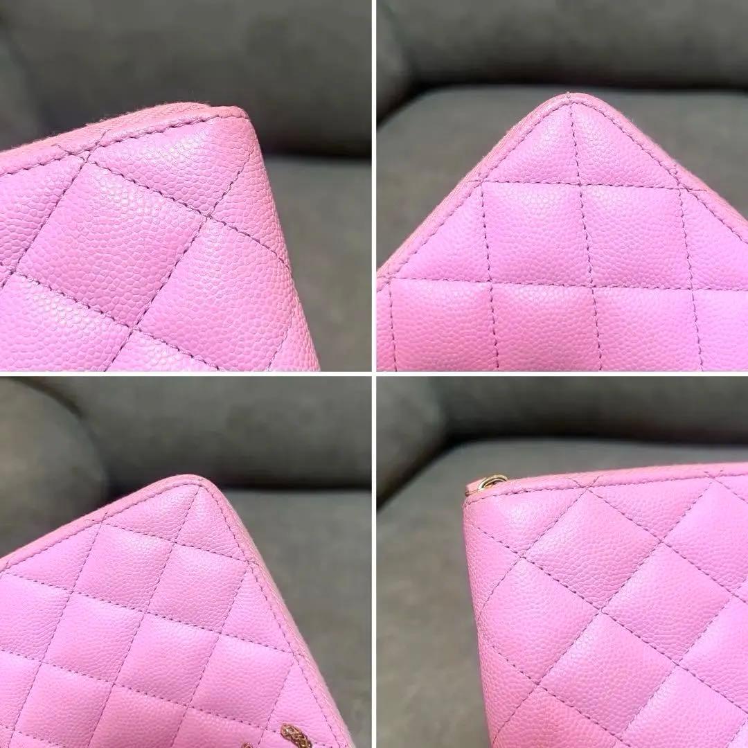 ✨カーミーさま専用✨CHANELグレインド シャイニー カーフスキン ピンク