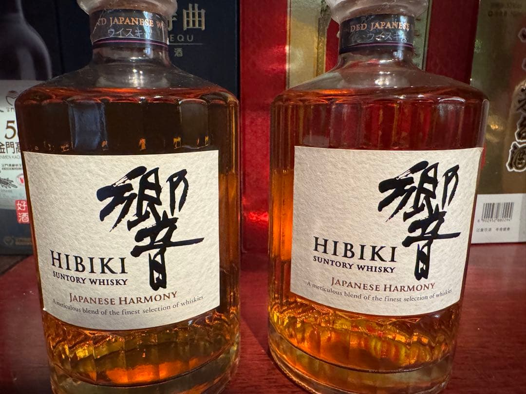 ジャパニーズウイスキー　響2本・山崎1本・白州2本