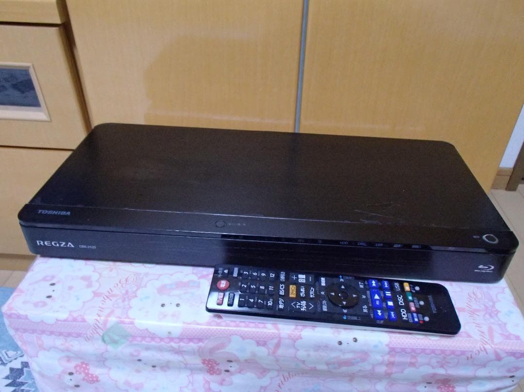東芝レグザ DBR‐ℤ520リモコン付きHDD1000GB