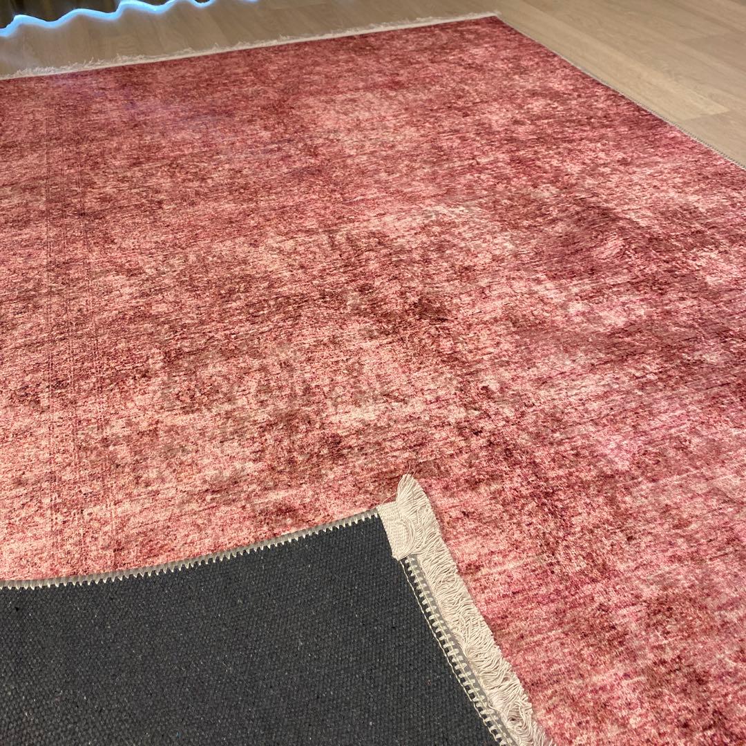 トルコのカーペット 120*180cm ヴィンテージデザイン ラク ピンク