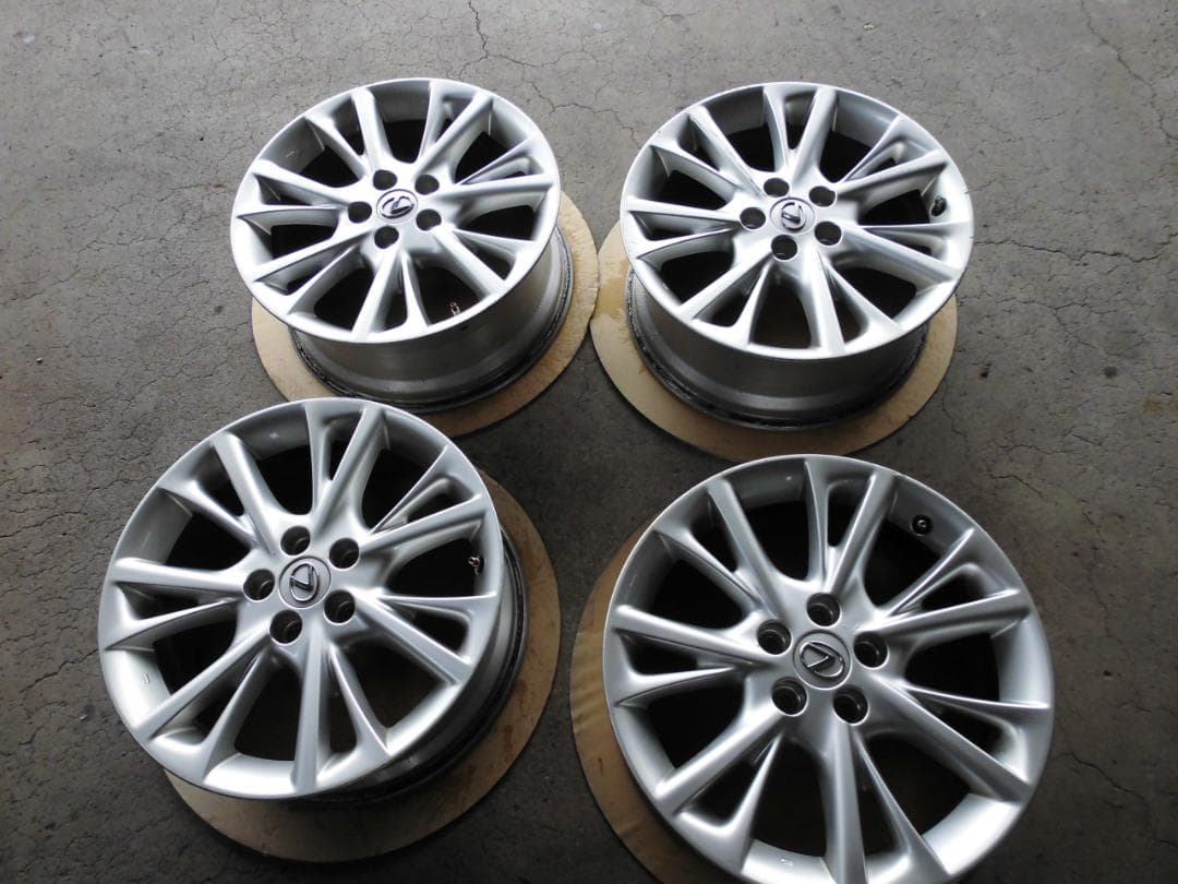 レクサス 18インチ シルバー ホイール 4本セット