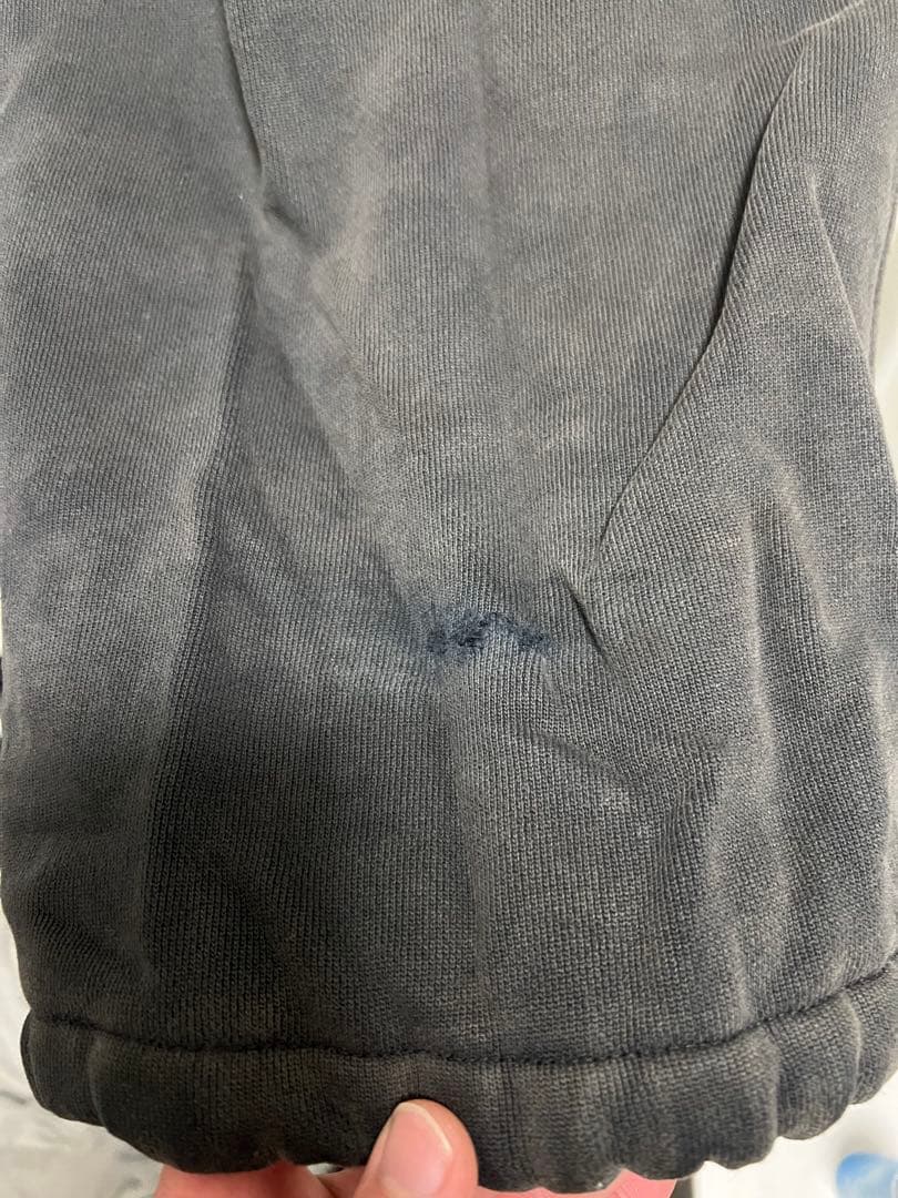 Entire Studios スウェット カーゴ パンツ ウォッシュブラック