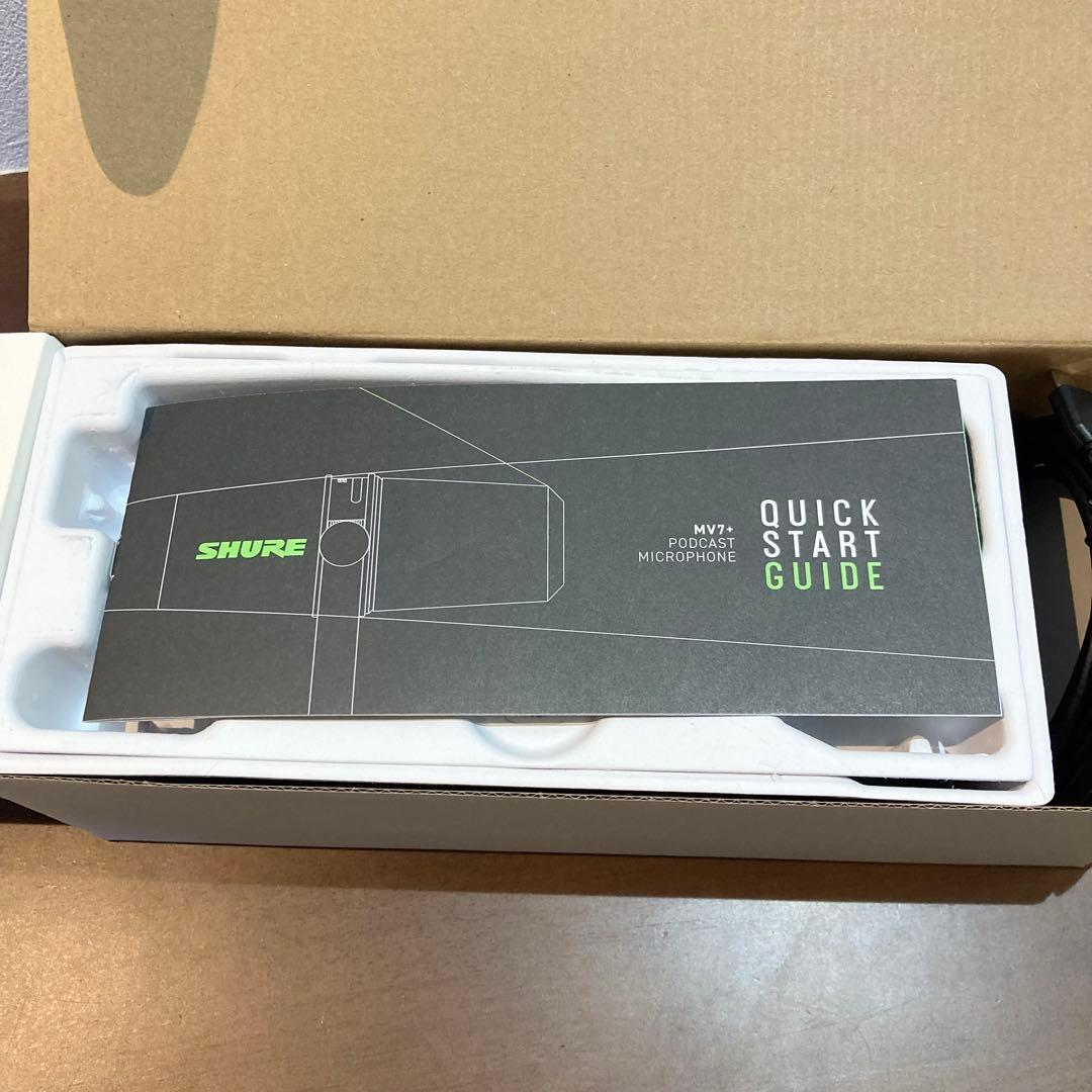 SHURE/シュア MV7+ ポッドキャストマイクロホン