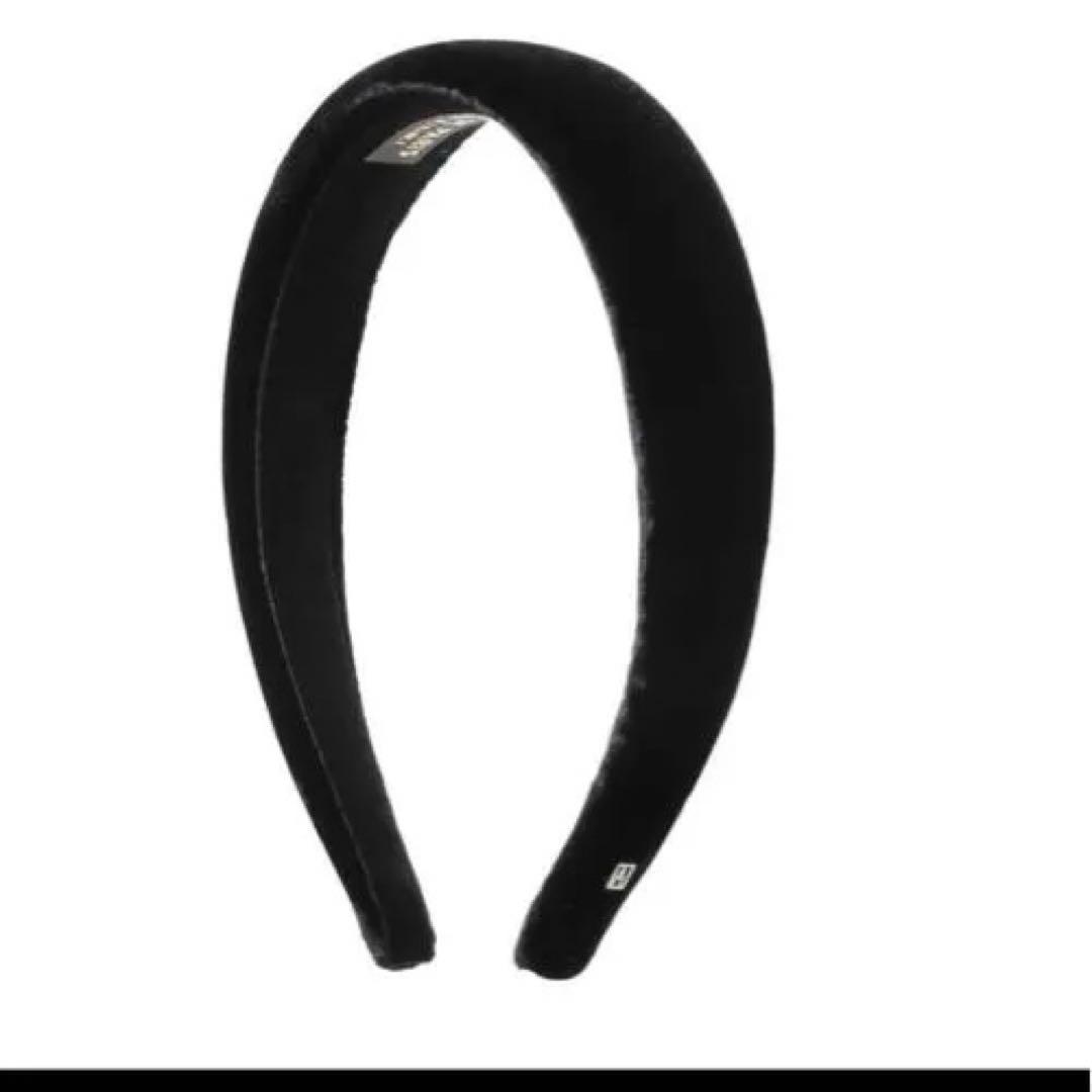 ALEXANDRE DE PARIS ベロア カチューシャ2.5cm