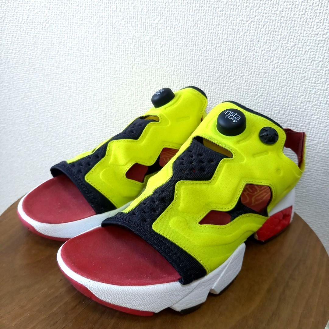 希少　リーボック　インスタポンプフューリーサンダル　　イエロー　レッド　26cm