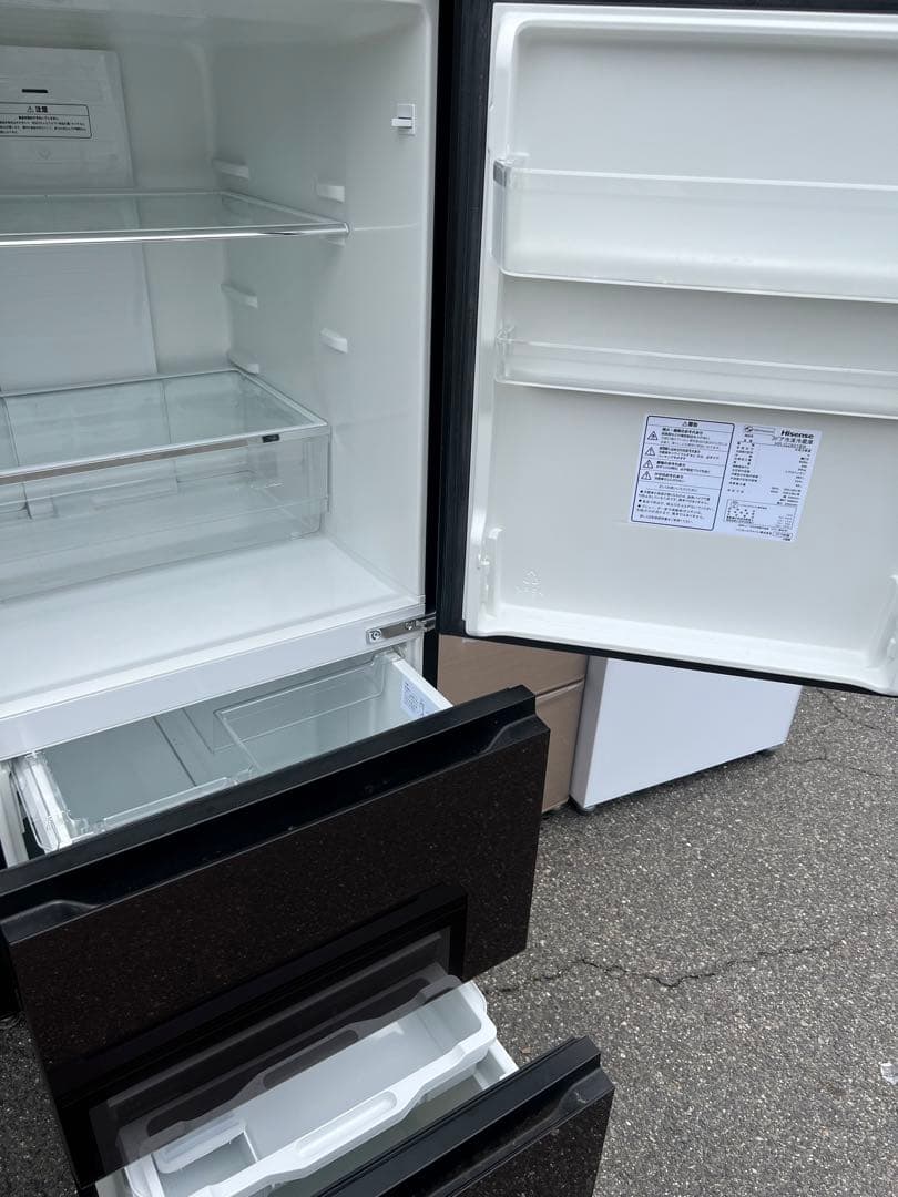 2017年式 282L Hisense 3ドア冷蔵庫 HR-G2801BR