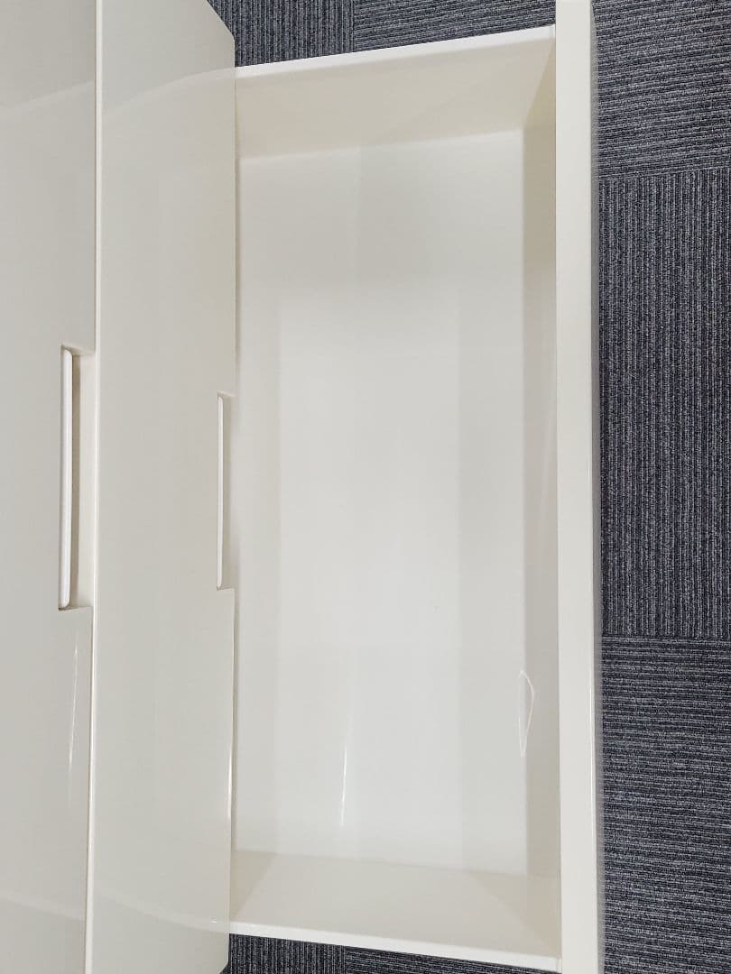 天馬 Fits フィッツ チェスト 5段 ホワイト × ナチュラルウッド天板