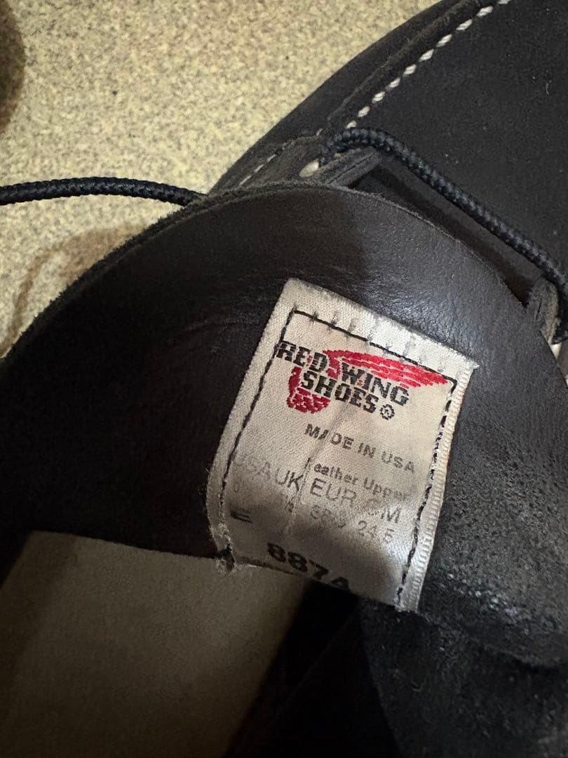 RED WING SHOES ブラックモカシンブーツ