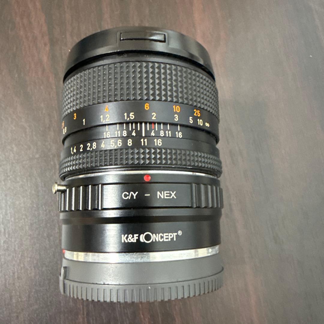 Carl Zeiss Planar 1.4/50 レンズ　マウントアダプター付き