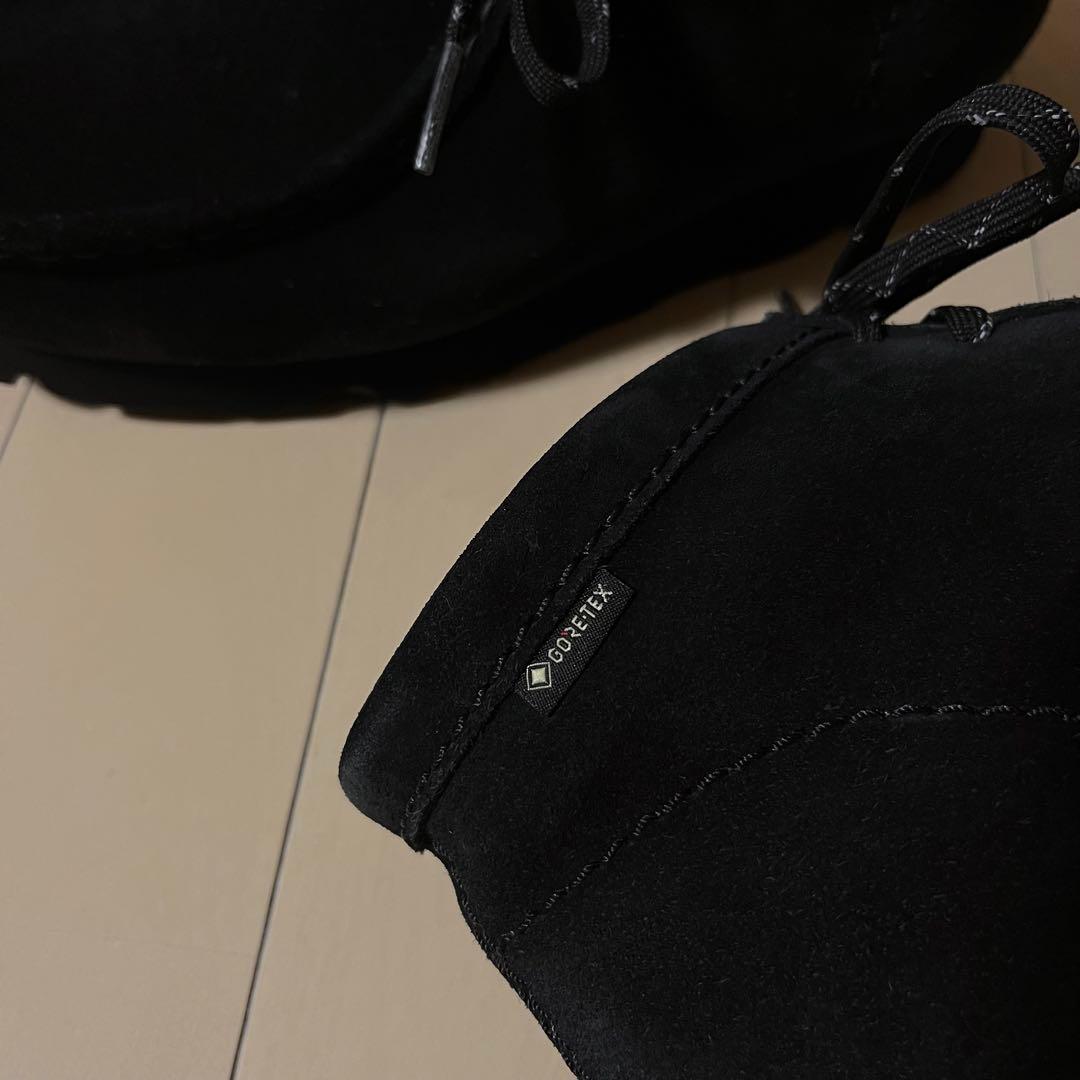 防水 Clarks ワラビー GTX UK6 黒 Wallabee ennoy