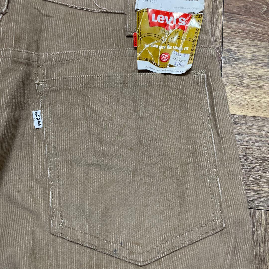 【デッドストック】　リーバイス519 細畝コーデュロイ w34L34