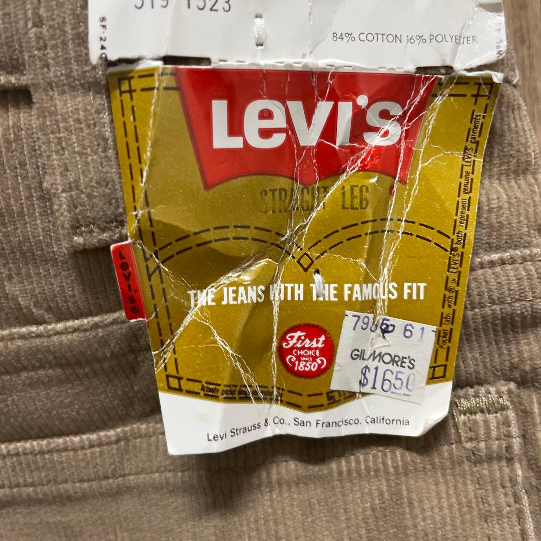 【デッドストック】　リーバイス519 細畝コーデュロイ w34L34