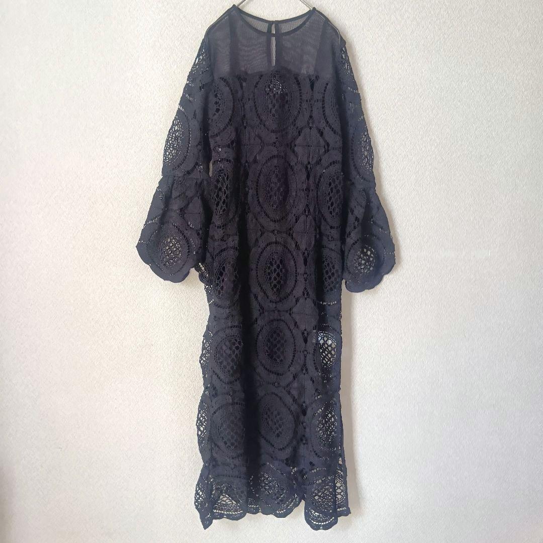 タグ付き未使用品 アメリ MEDI INDIAN BIG LACE DRESS