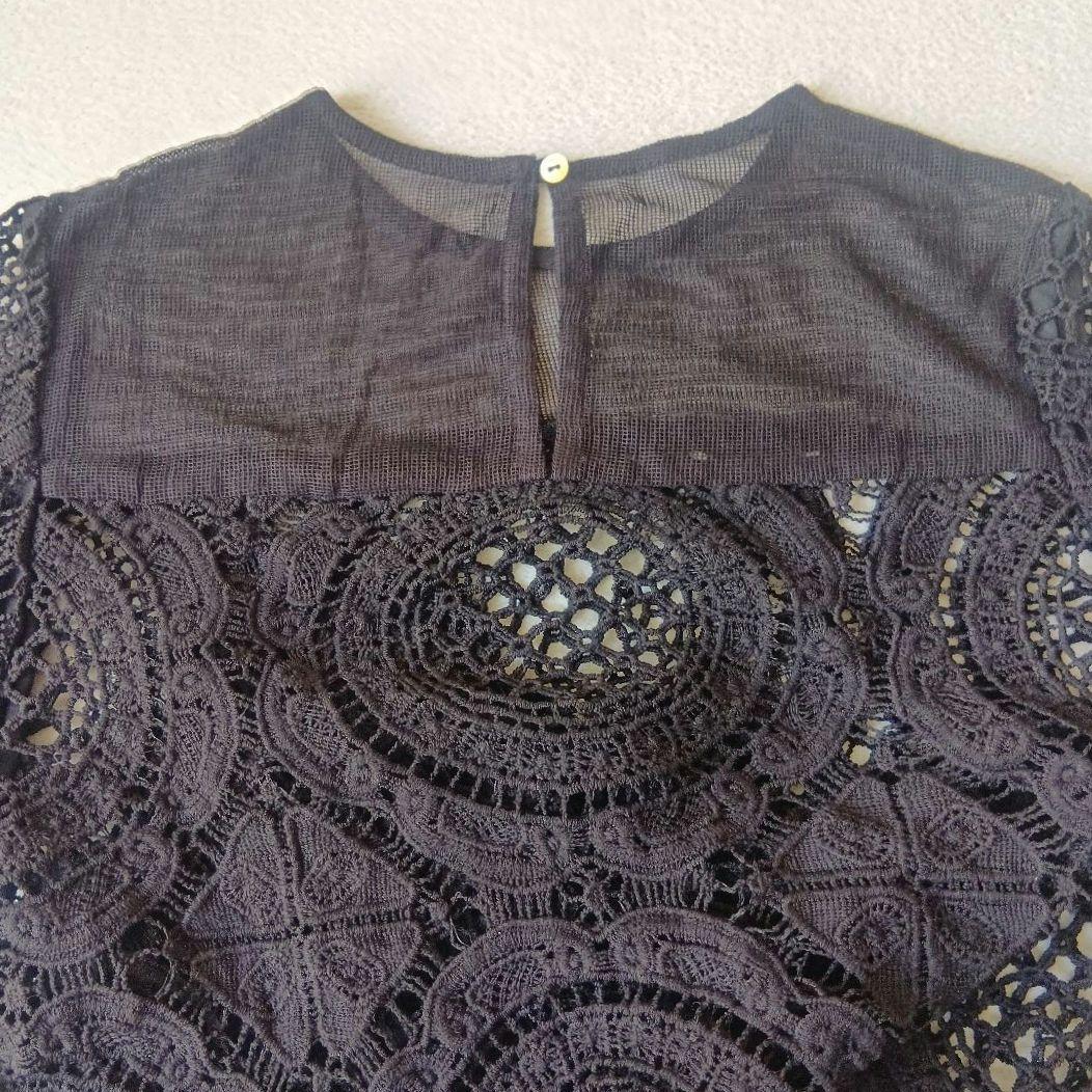 タグ付き未使用品 アメリ MEDI INDIAN BIG LACE DRESS