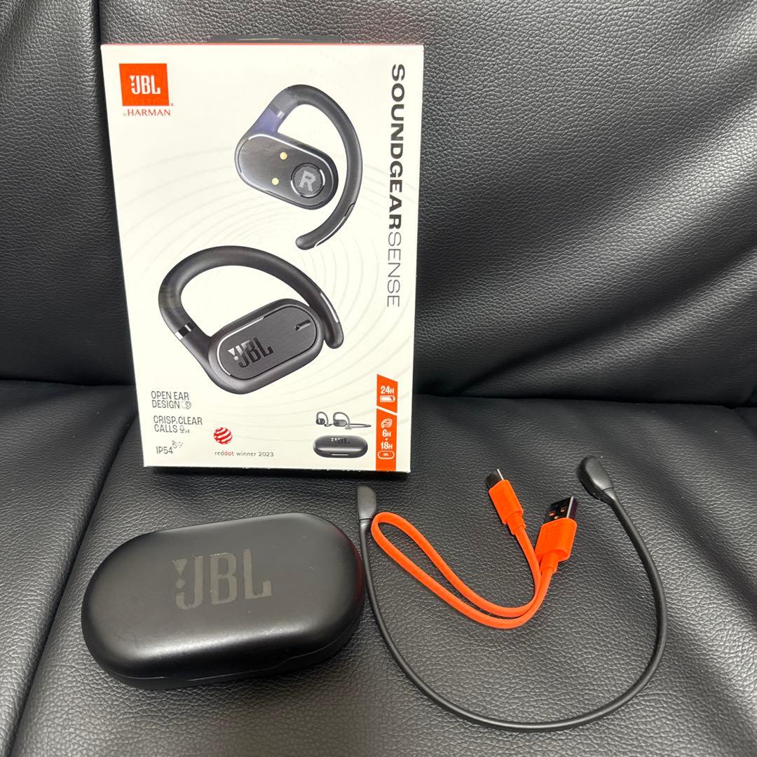 JBL ジェービーエル　サウンドギアセンス　ながら聴きイヤホン　ブラック