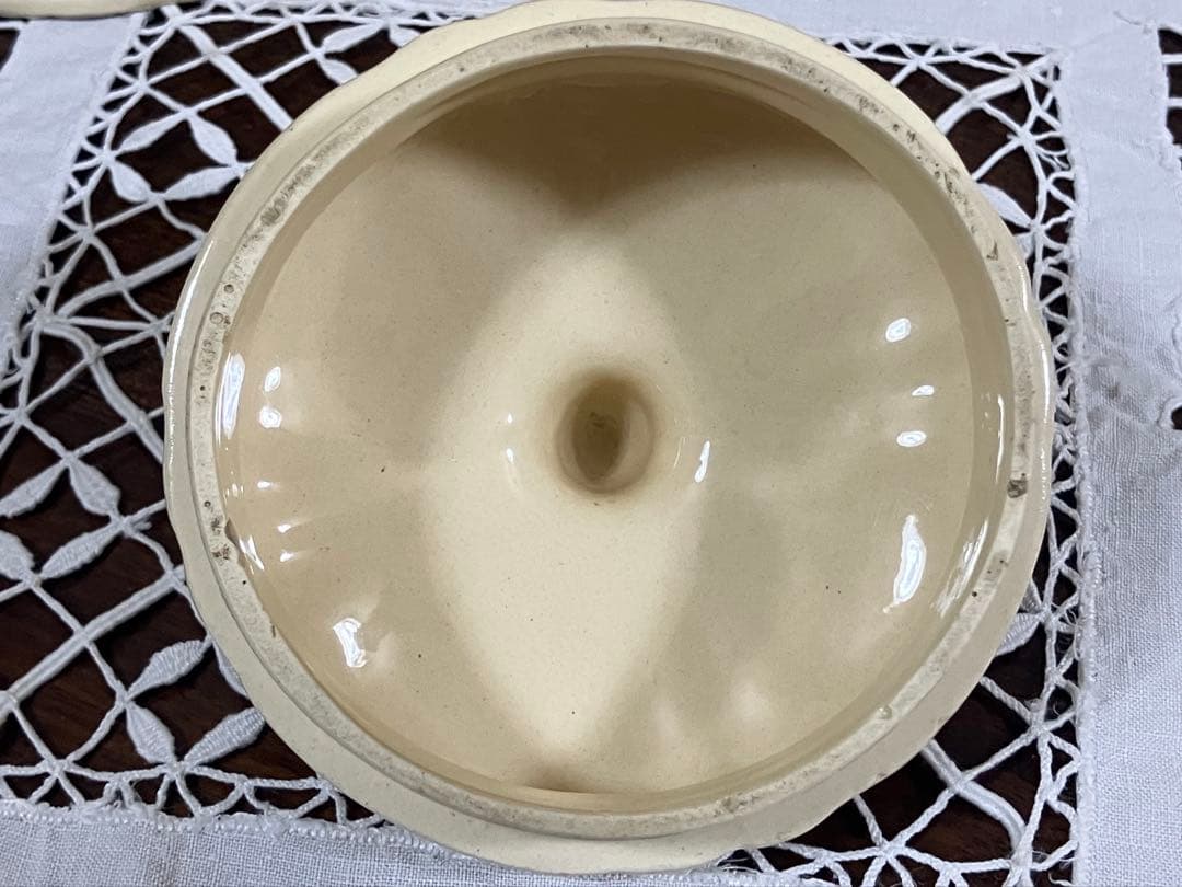 フランスアンティーク　￼サルグミンヌ　カフェポット　花リム