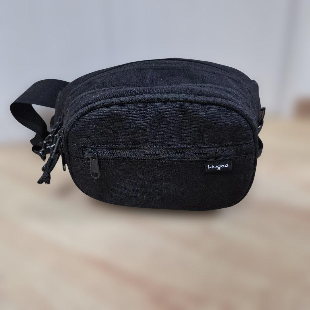 Hygoo 黒 ボディバッグ