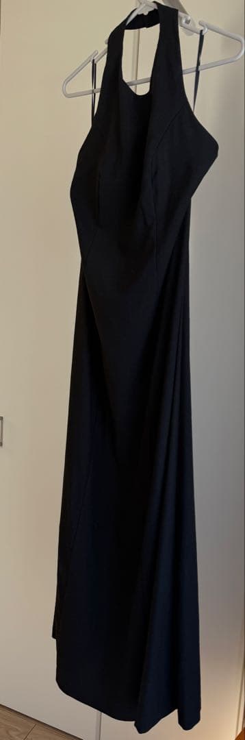 CLANE（クラネ） ホルターネック ロングワンピース　ブラック