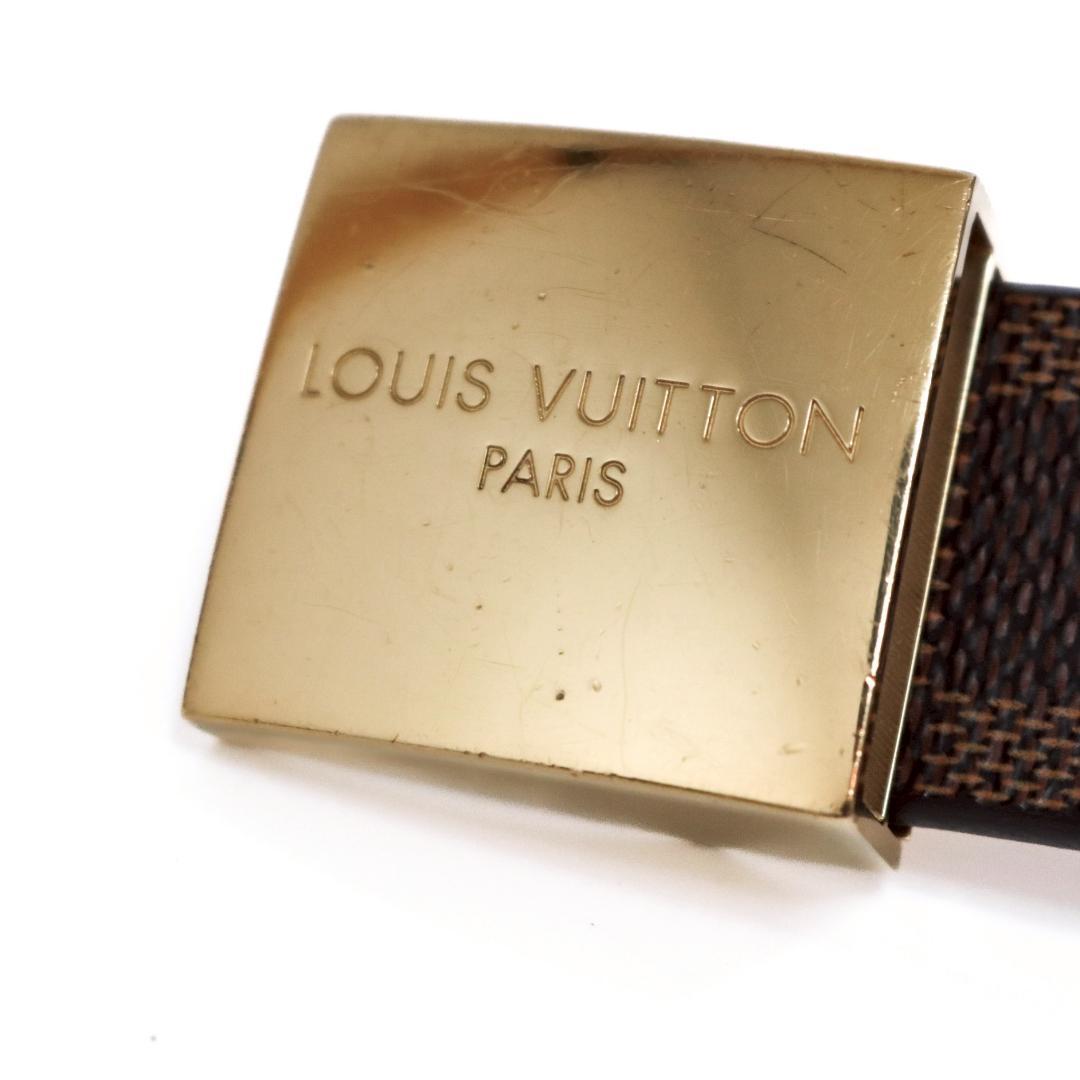 ルイヴィトン ダミエ ベルト 80cm±5 幅3cm 剥離あり 1050