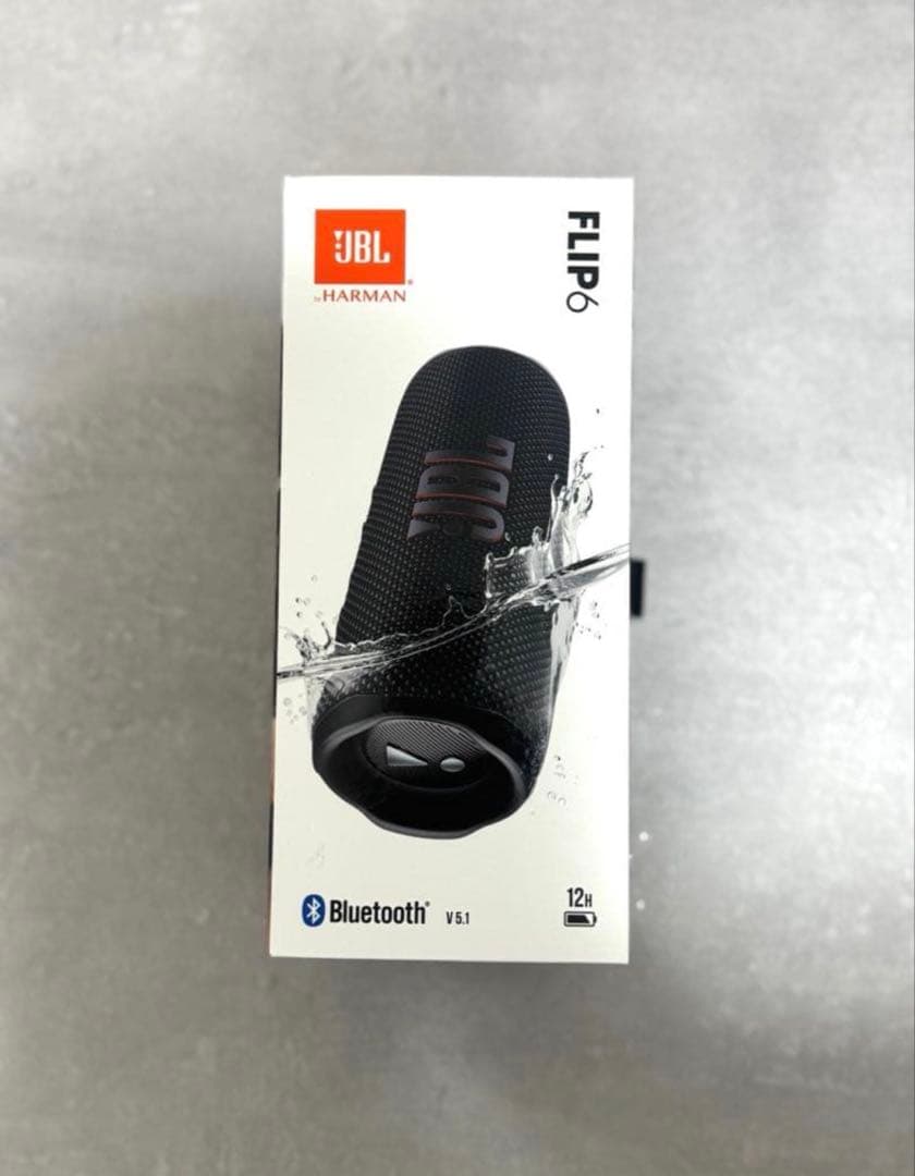 【新品】JBL FLIP6 Bluetoothスピーカー 防水 ブラック