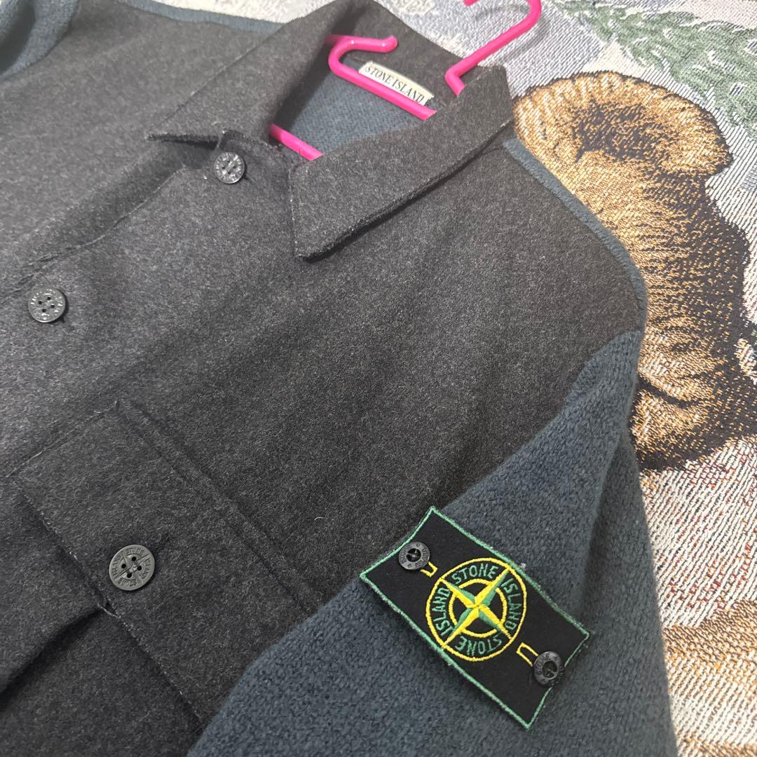 ジャケット・アウター 00s STONE  wool oversized jacket