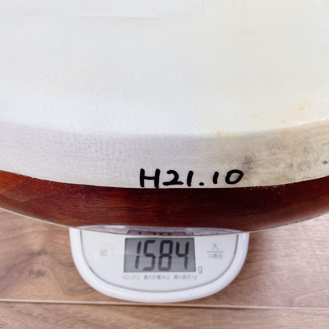 津軽三味線　花梨　丸打胴　津軽塗胴掛　太棹　正寸　天神欠け無　鼈甲撥付　平溝