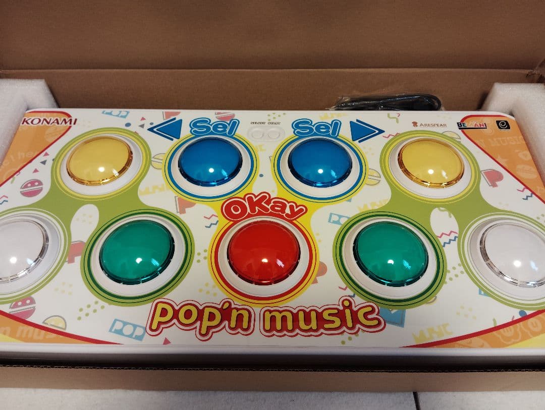 ポップンミュージック プレミアムコントローラー 静音化済み