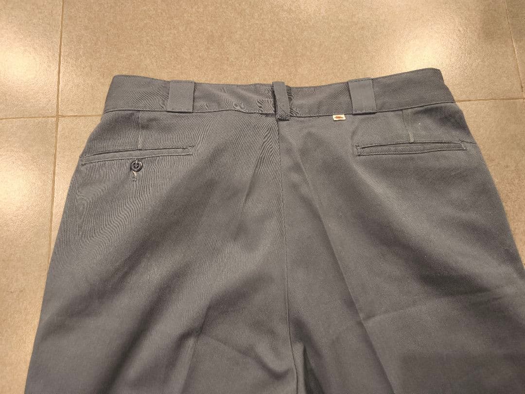 Dickies 874 USA製 70s チビタグ アルミジップ　グレー 12