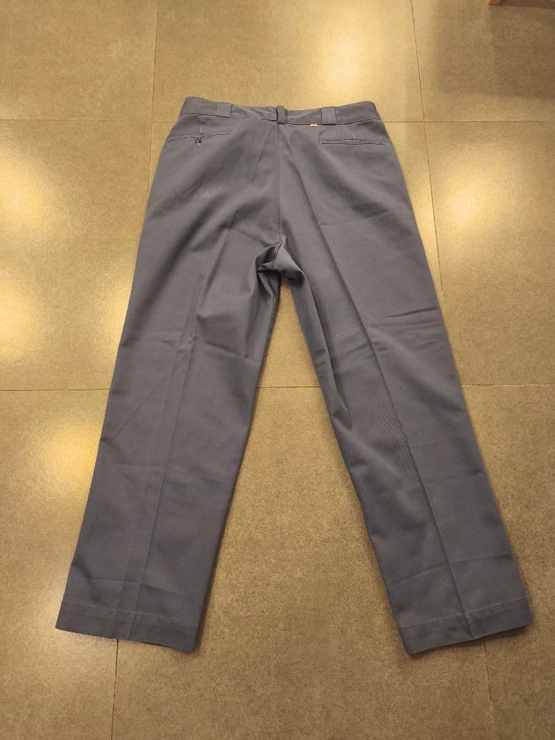 Dickies 874 USA製 70s チビタグ アルミジップ　グレー 12