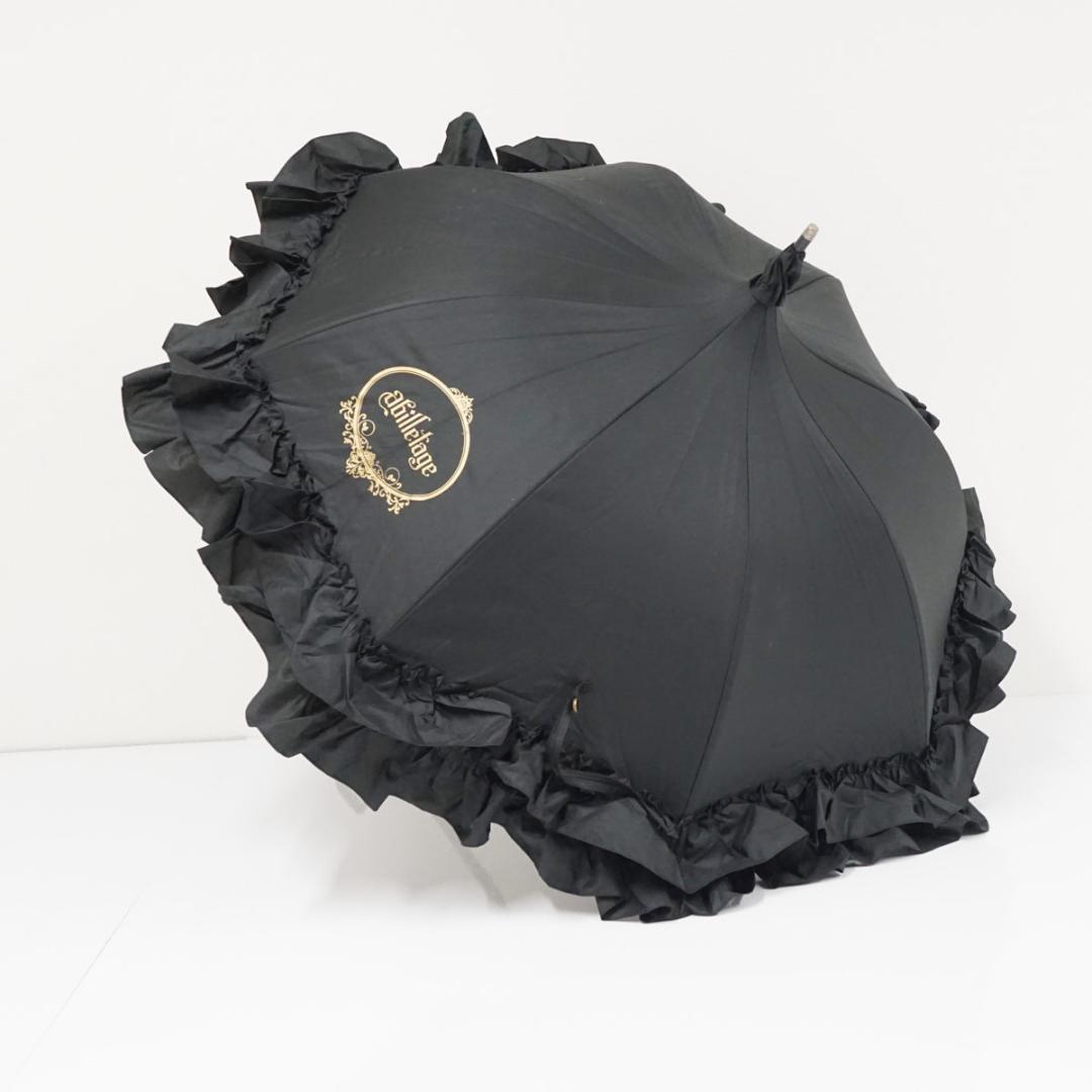 傘 abilletage レースプリントアンブレラ USED美品 晴雨兼用