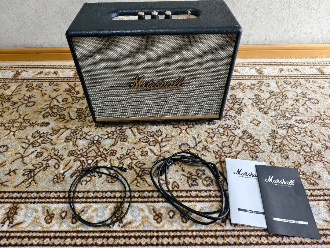 Marshall Woburnll ブラック ワイヤレススピーカー