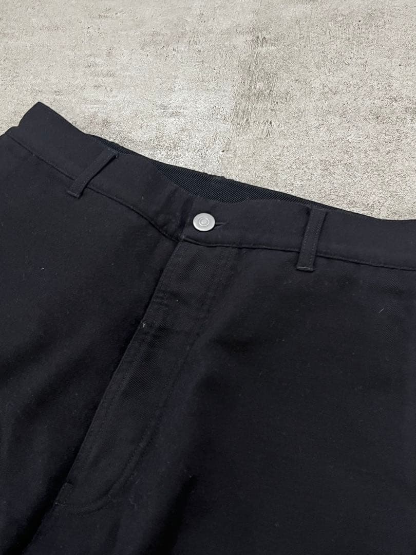 Maison Margiela ウール ワイドスラックス ブラック　44