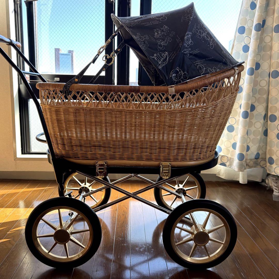 東京乳母車 プスプス ミッキー幌 Disneyデザインファーストモデル