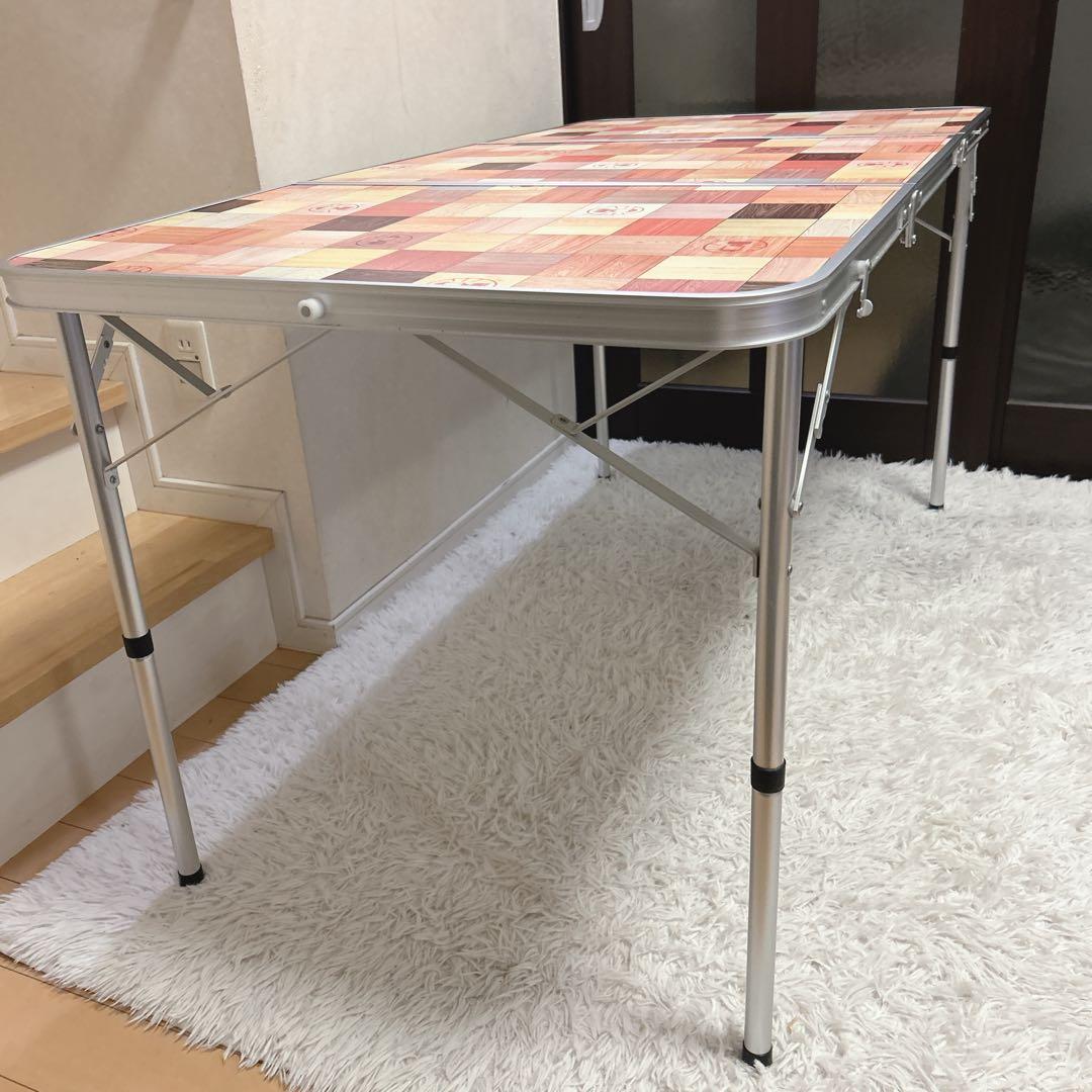 コールマン ナチュラルモザイクリビングテーブル　140 3つ折り