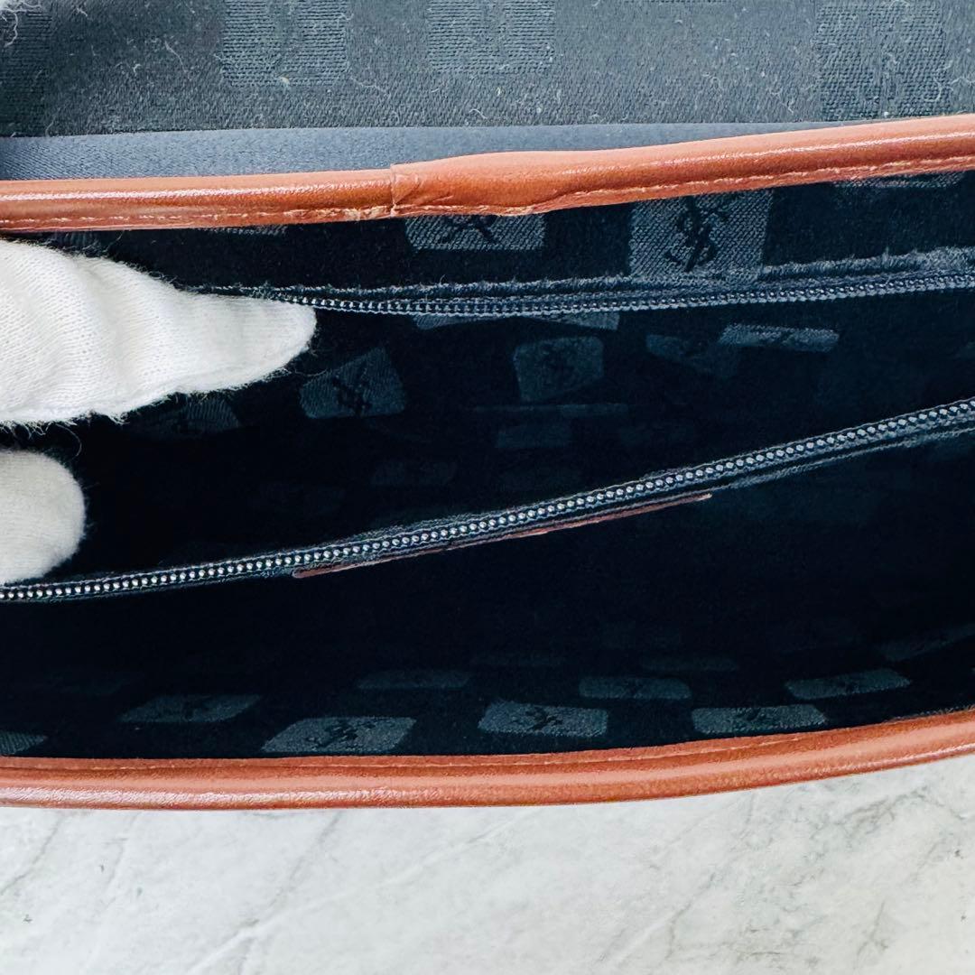 ✨YvesSaintLaurent✨イブサンローラン✨ネイビー✨ショルダーバッグ