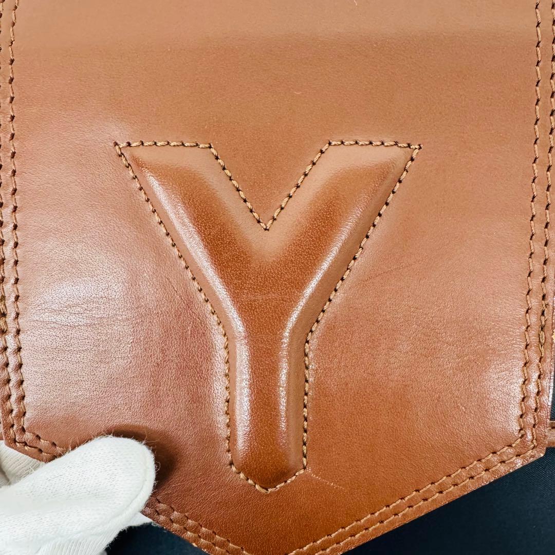 ✨YvesSaintLaurent✨イブサンローラン✨ネイビー✨ショルダーバッグ