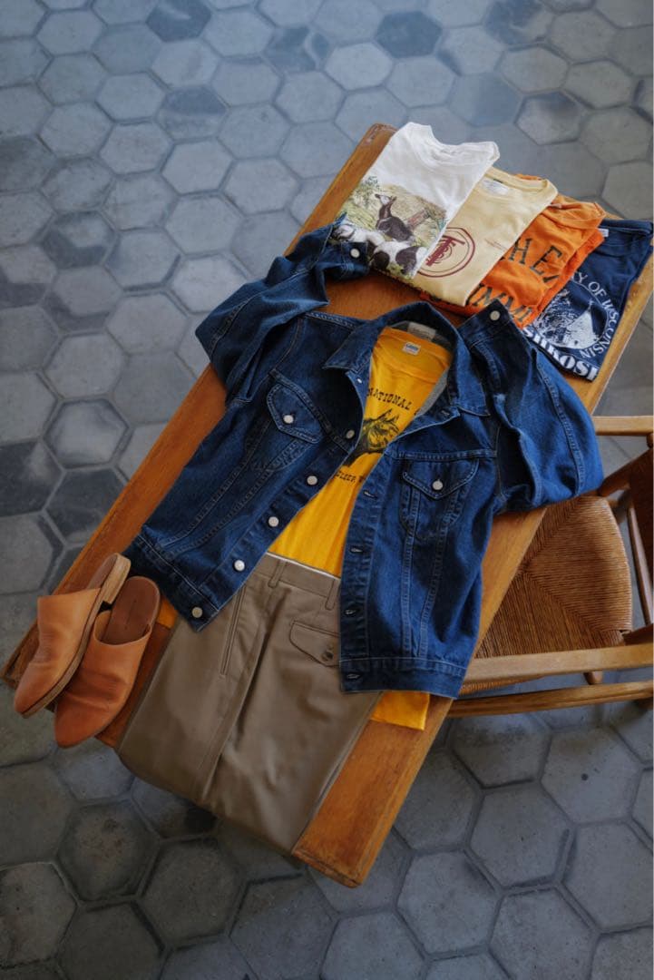 ジャケット・アウター Kakinoha DENIM TRACKER JACKET