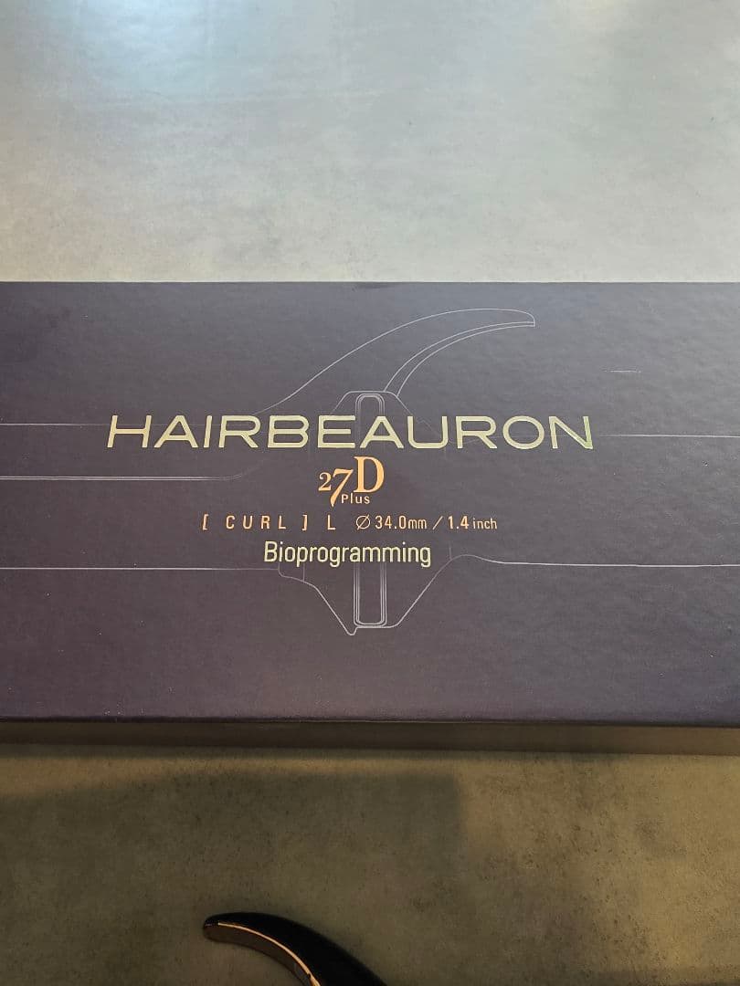【付属品完備】ヘアビューロン　カールアイロン Lサイズ　34㎜　27D 美品