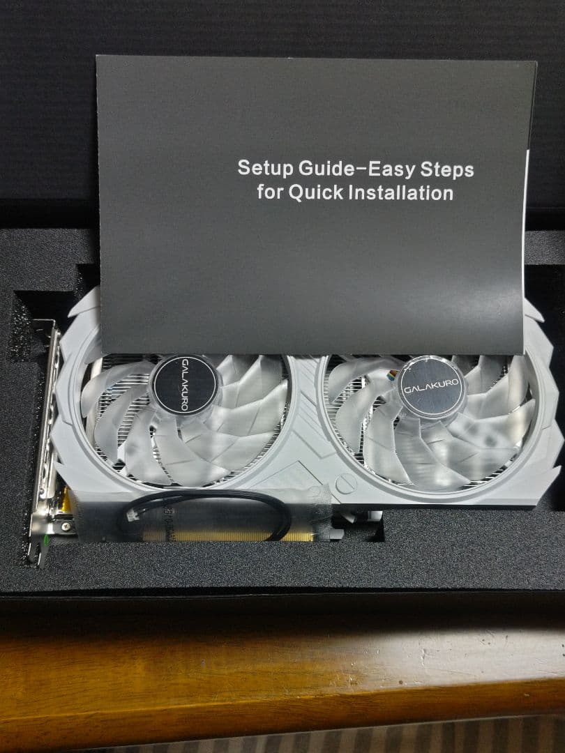 玄人志向 GeForce RTX4060 グラフィックボード ホワイト