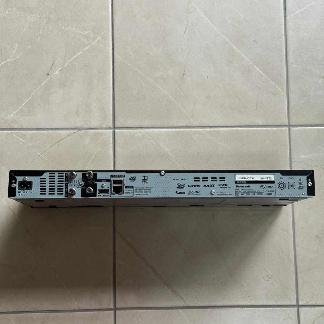 Panasonic ブルーレイディスクレコーダー DMR-BRS530