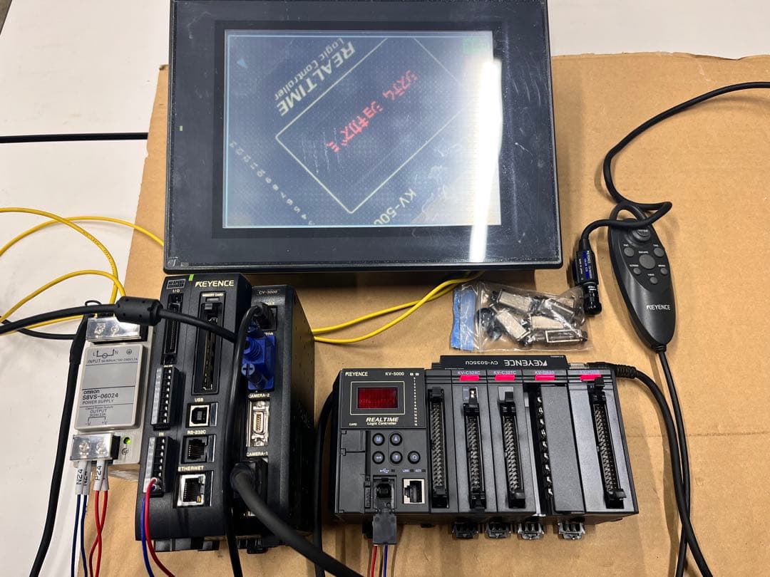 本格画像処理セット+plc+タッチパネル+パワーサプライ(lsk)