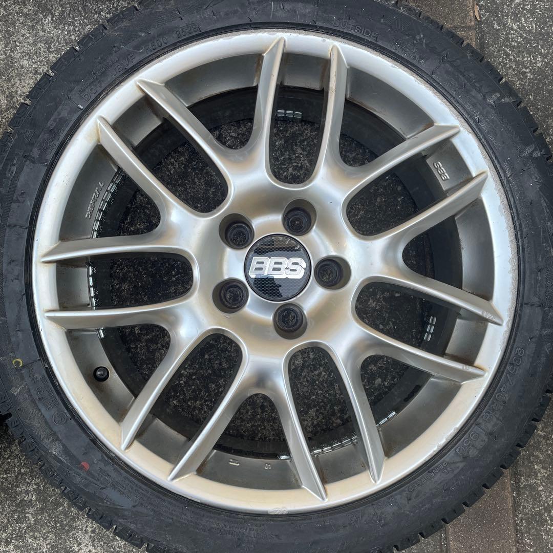 未使用スタッドレスタイヤ　BBS CV007 235/40R18