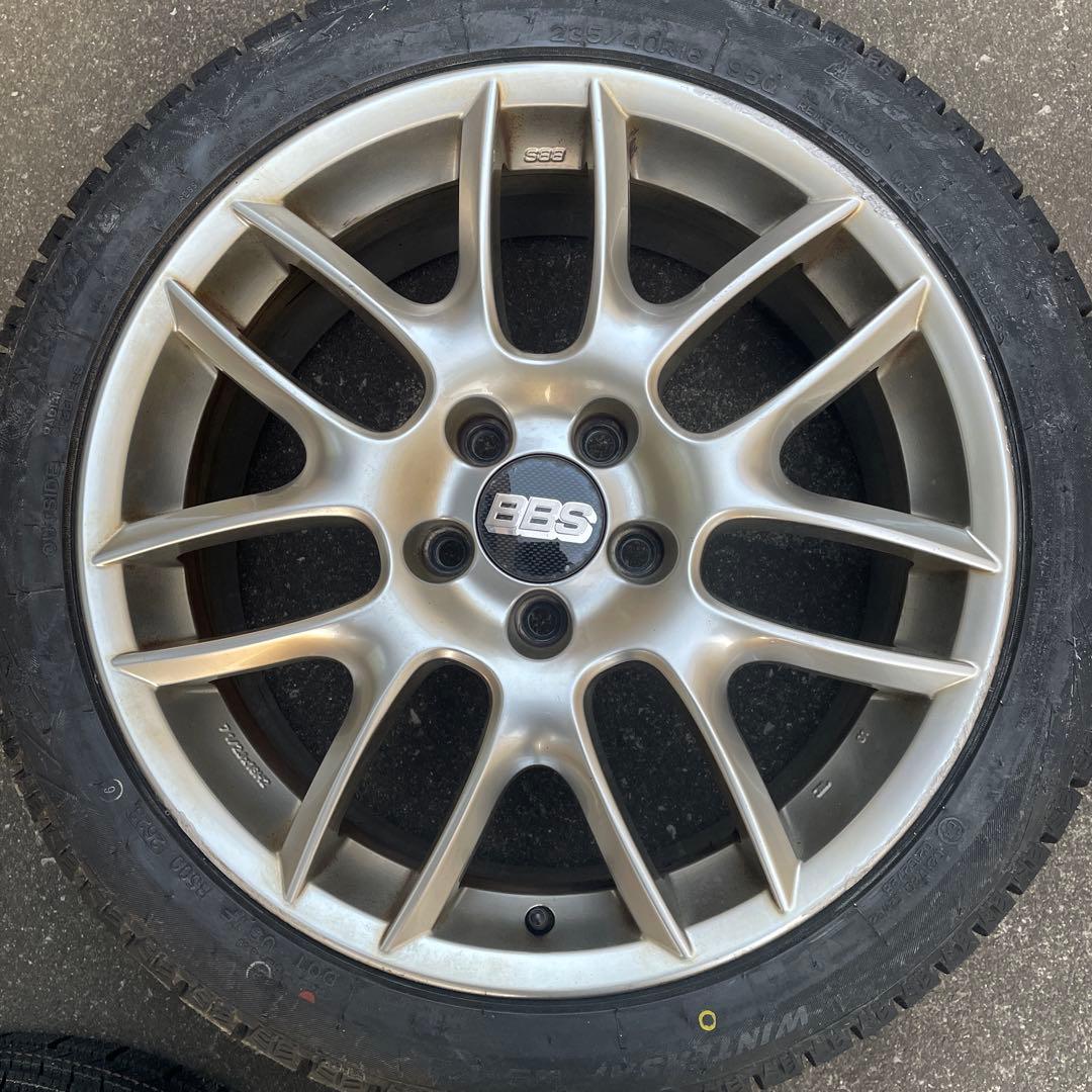 未使用スタッドレスタイヤ　BBS CV007 235/40R18