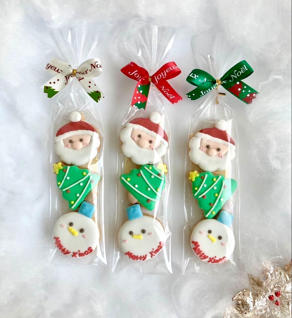 冬のアイシングクッキー15袋